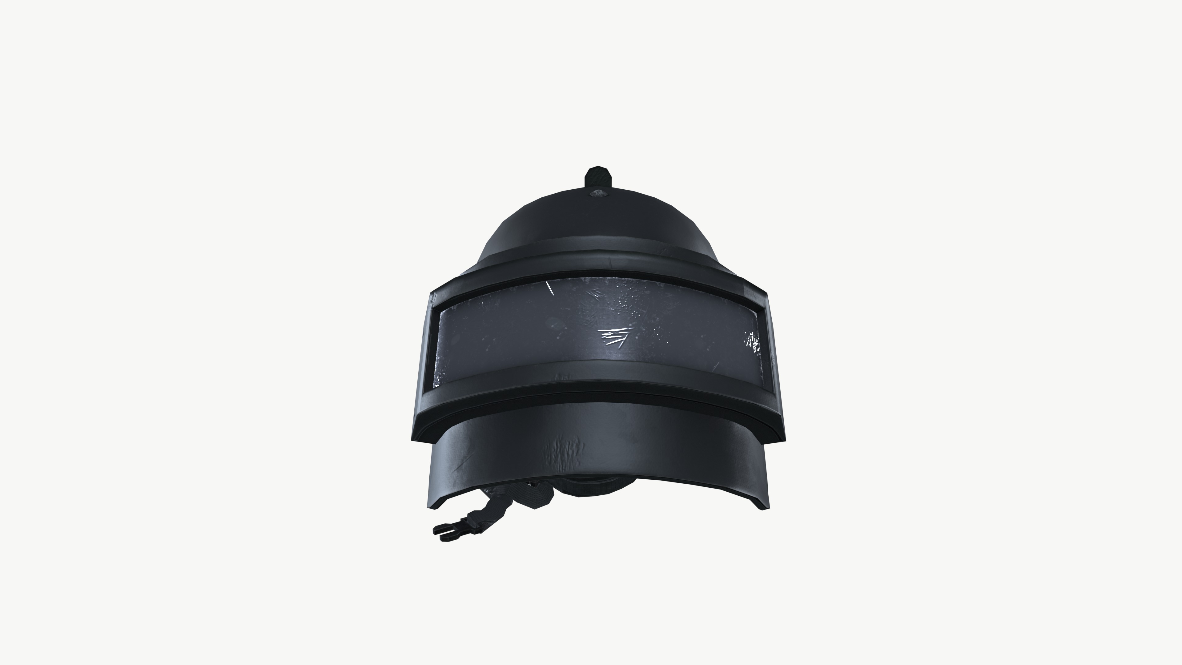 Combact Helmet 3D model_2