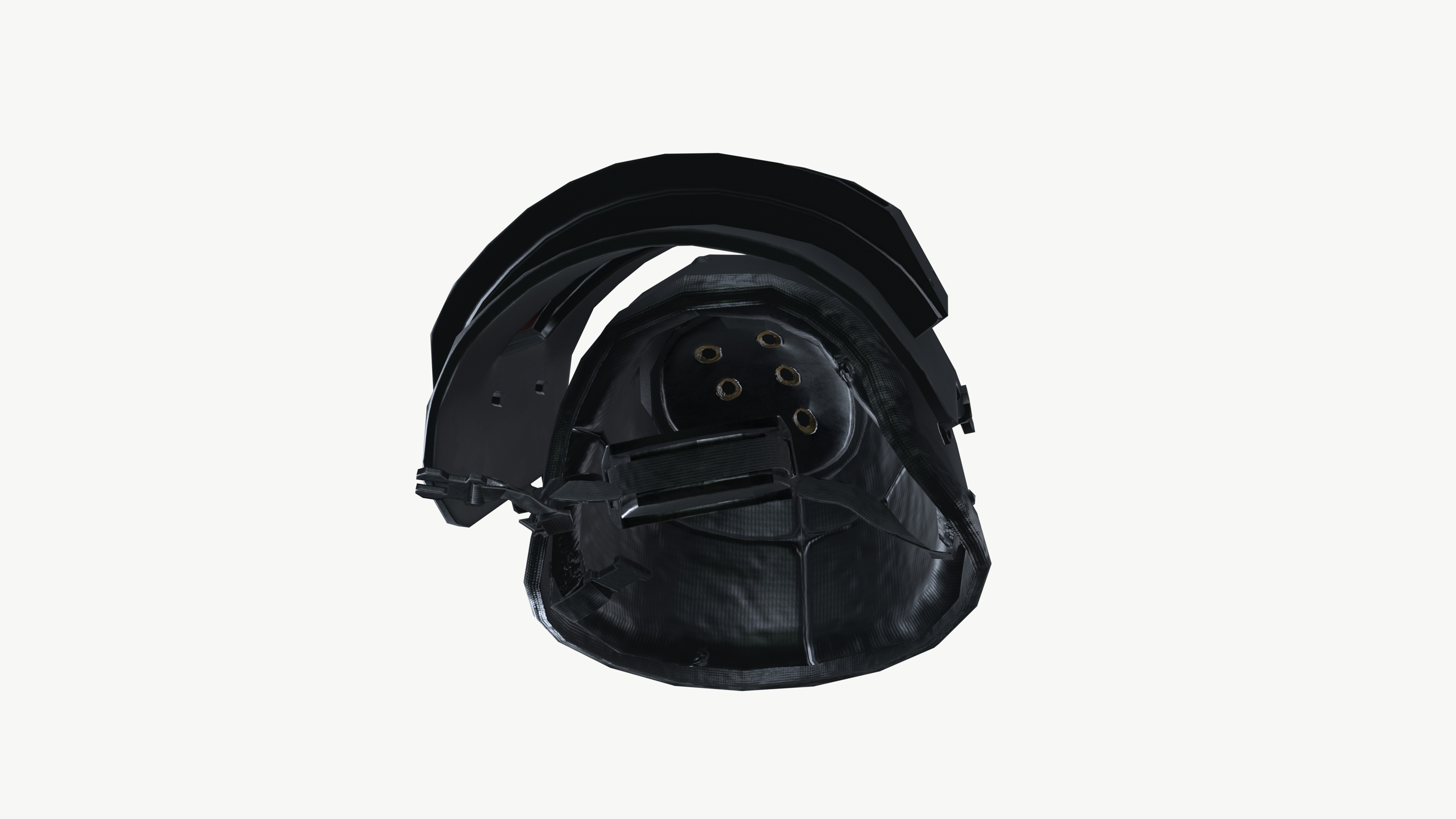 Combact Helmet 3D model_3