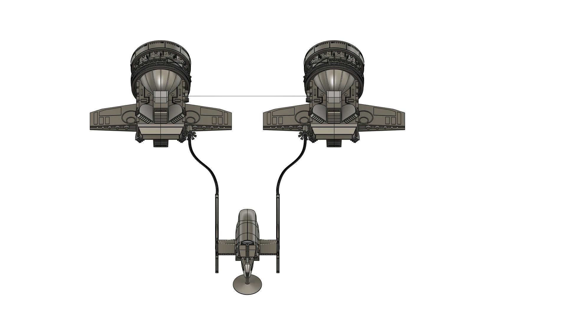 Star wars  mars guo s pod racer 3D print model 3D print model_7