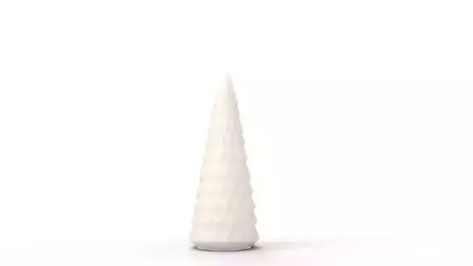 Pre Lit Caviar Beaded Glass Trees White