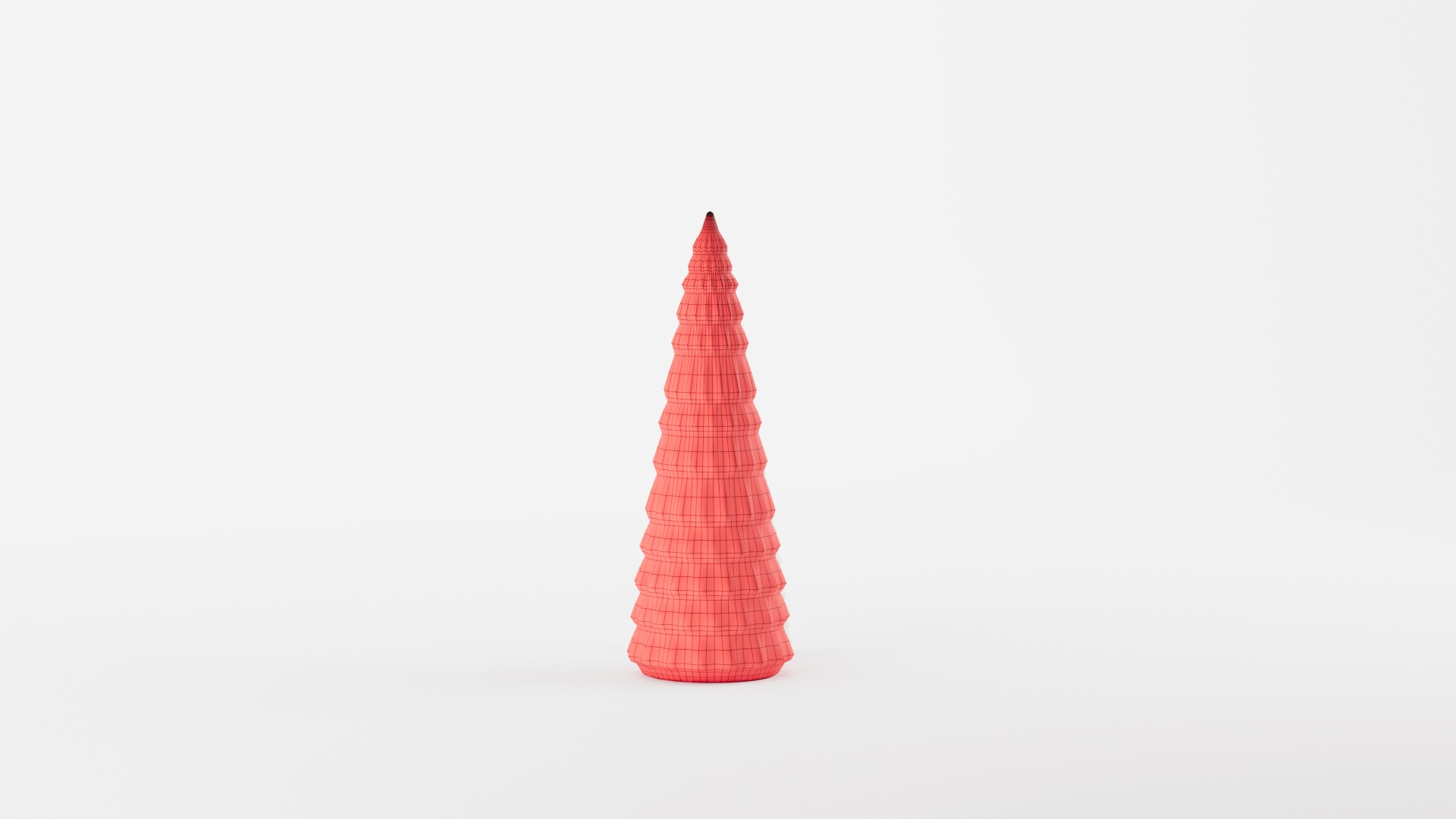 Pre Lit Caviar Beaded Glass Trees White 3D model_9