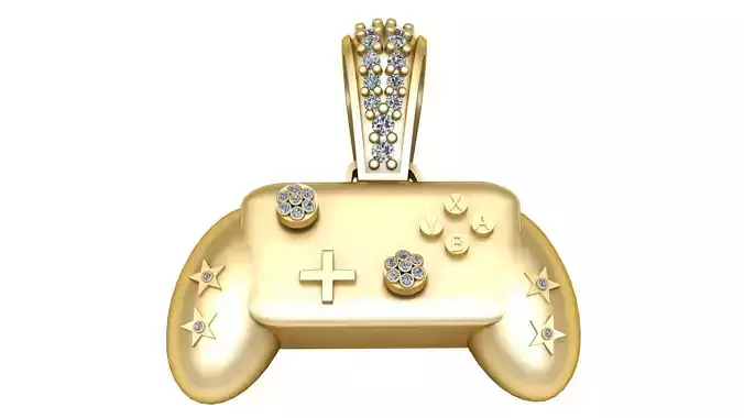 GAMING CONTROLLER PENDANT 3D PRINTABLE MODEL 3D print model