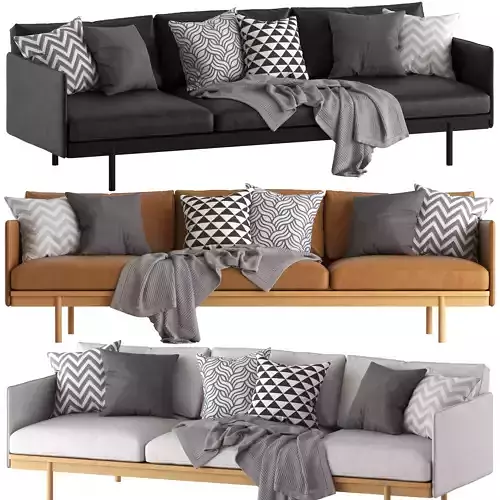 Tolv Pensive 3-Seater Sofa
