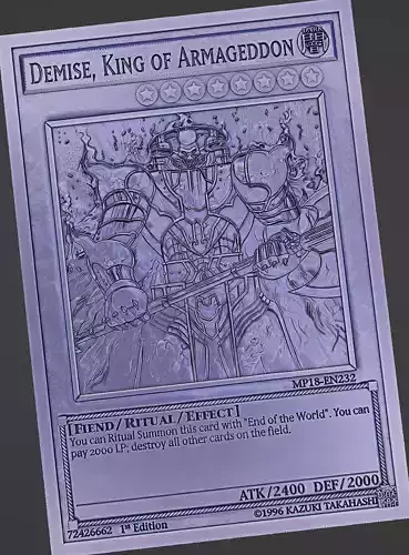 Demise King of Armageddon - yu-gi-oh