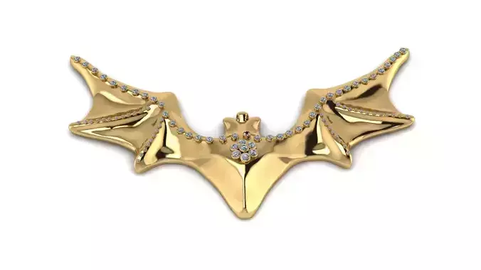 BAT PENDANT 3D PRINTABLE MODEL  3D print model
