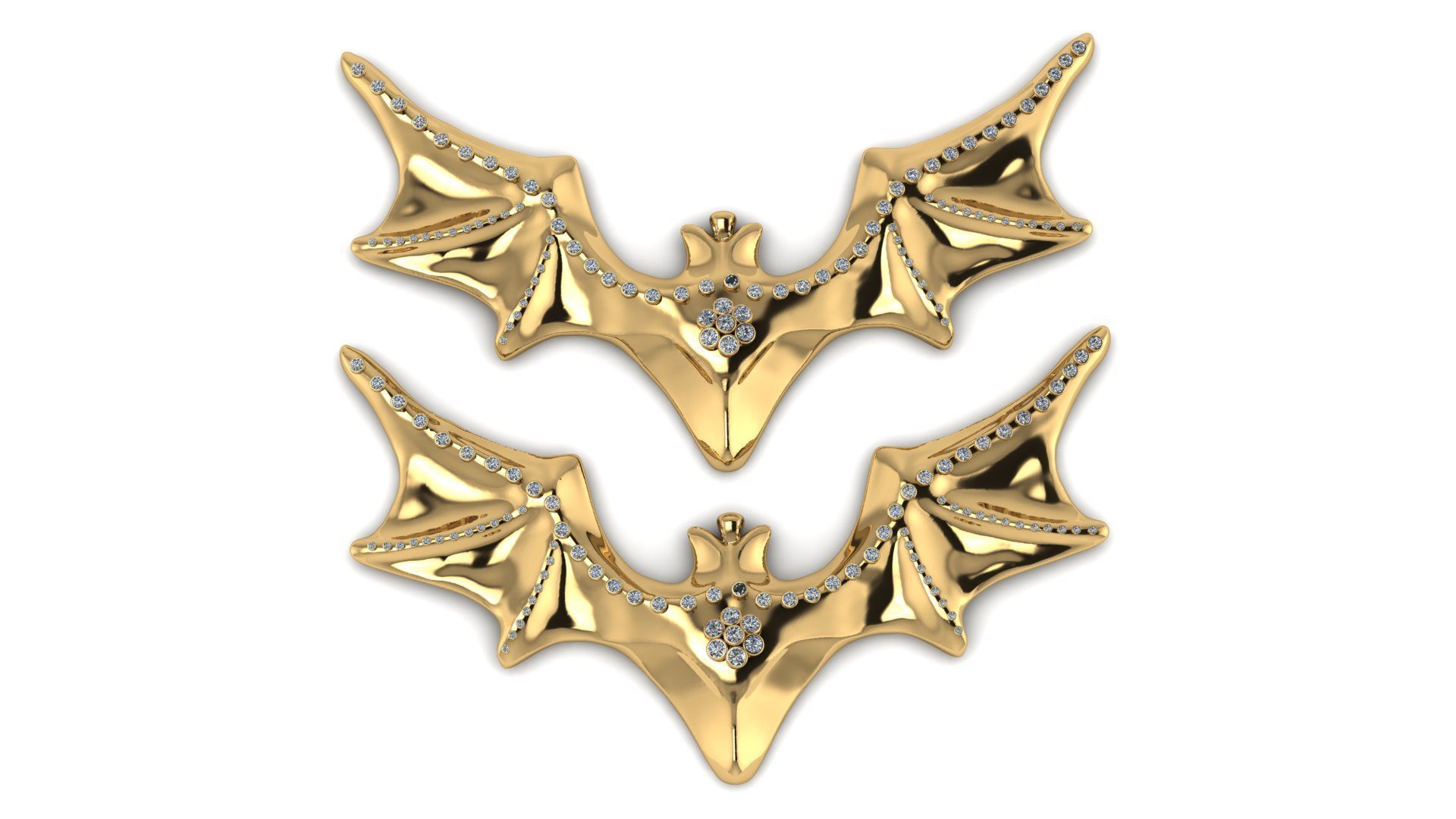 BAT PENDANT 3D PRINTABLE MODEL  3D print model_1