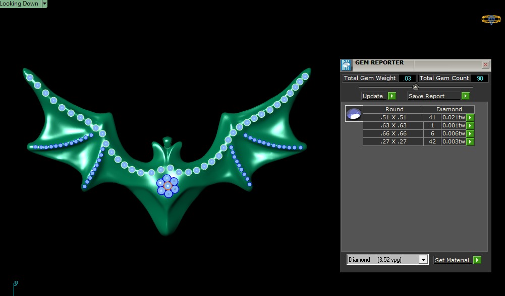 BAT PENDANT 3D PRINTABLE MODEL  3D print model_7