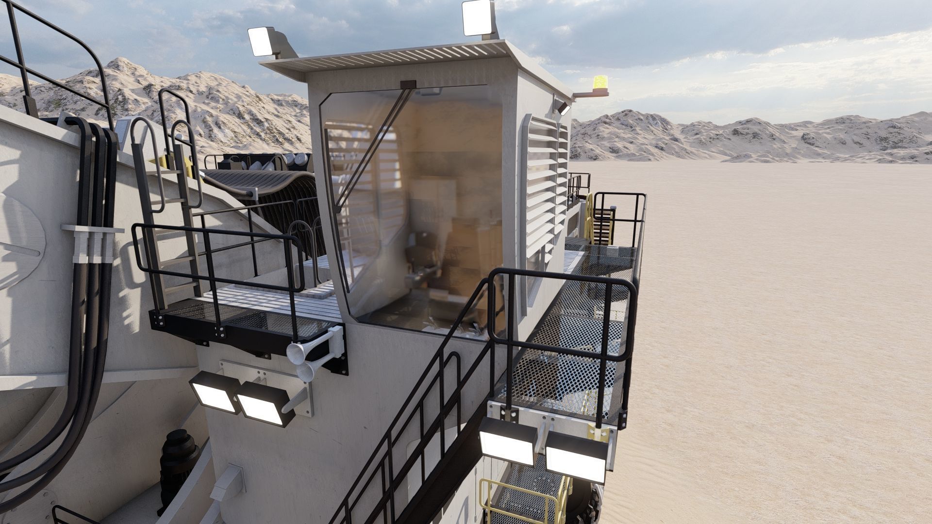 Liebherr R9200 3D model_37