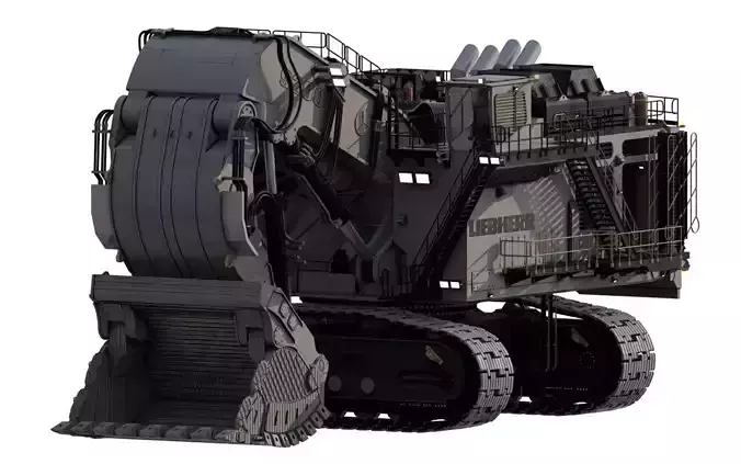 Liebherr R9200 3D model
