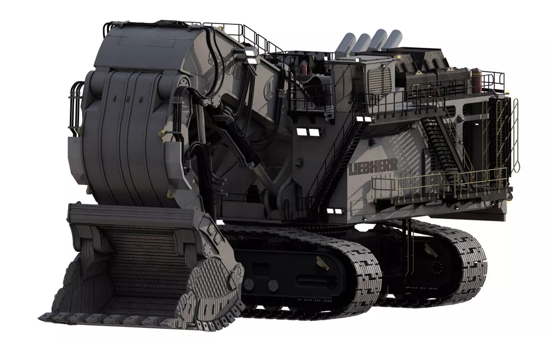 Liebherr R9200 3D model_0