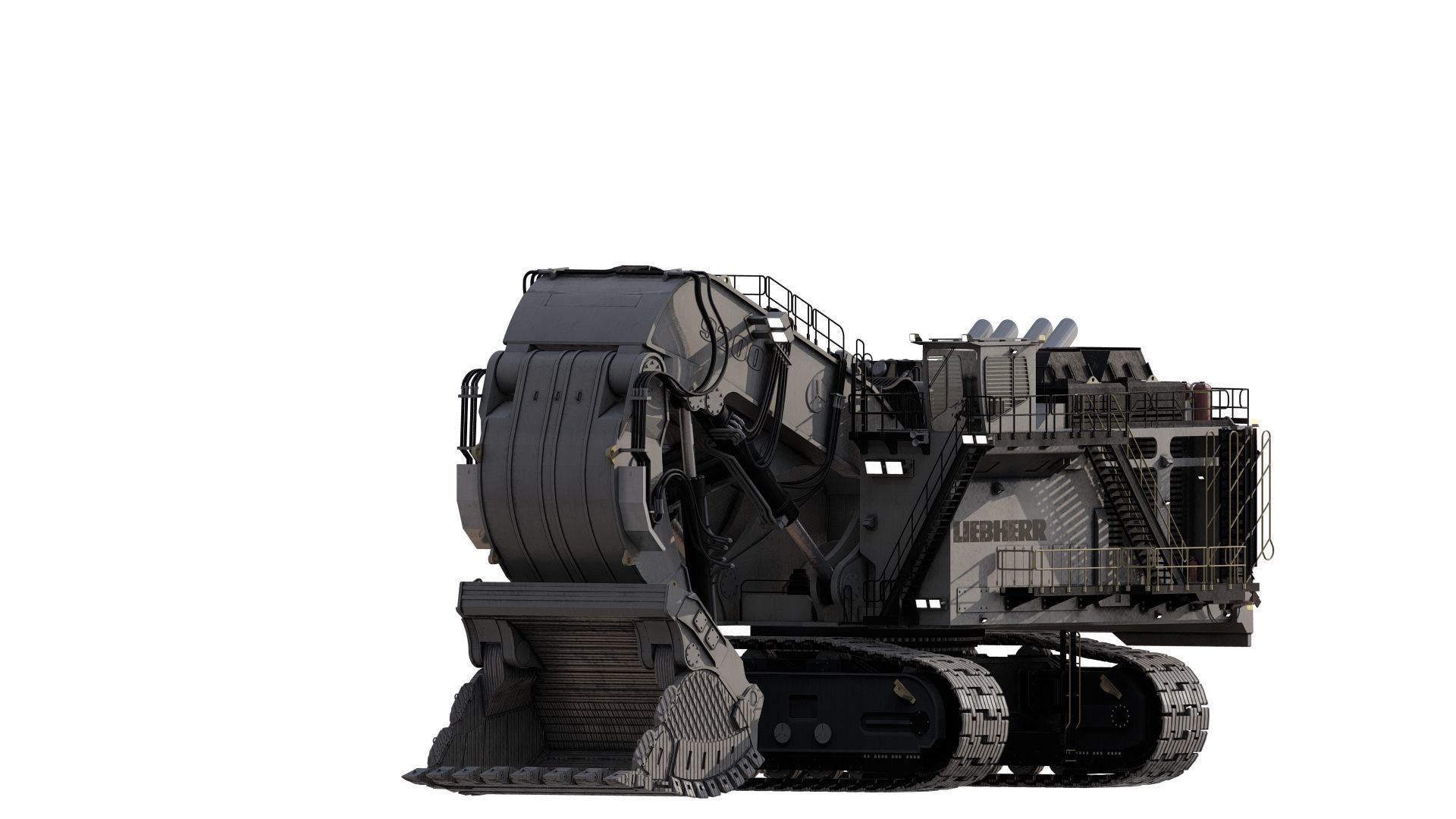 Liebherr R9200 3D model_23