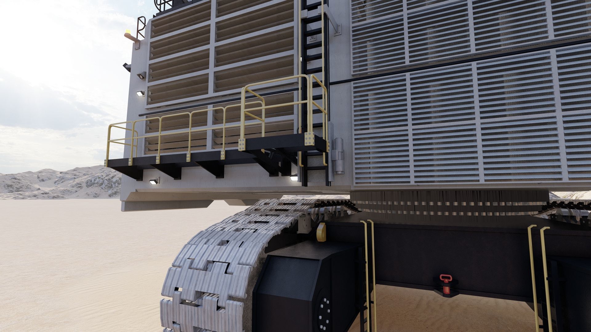 Liebherr R9200 3D model_29