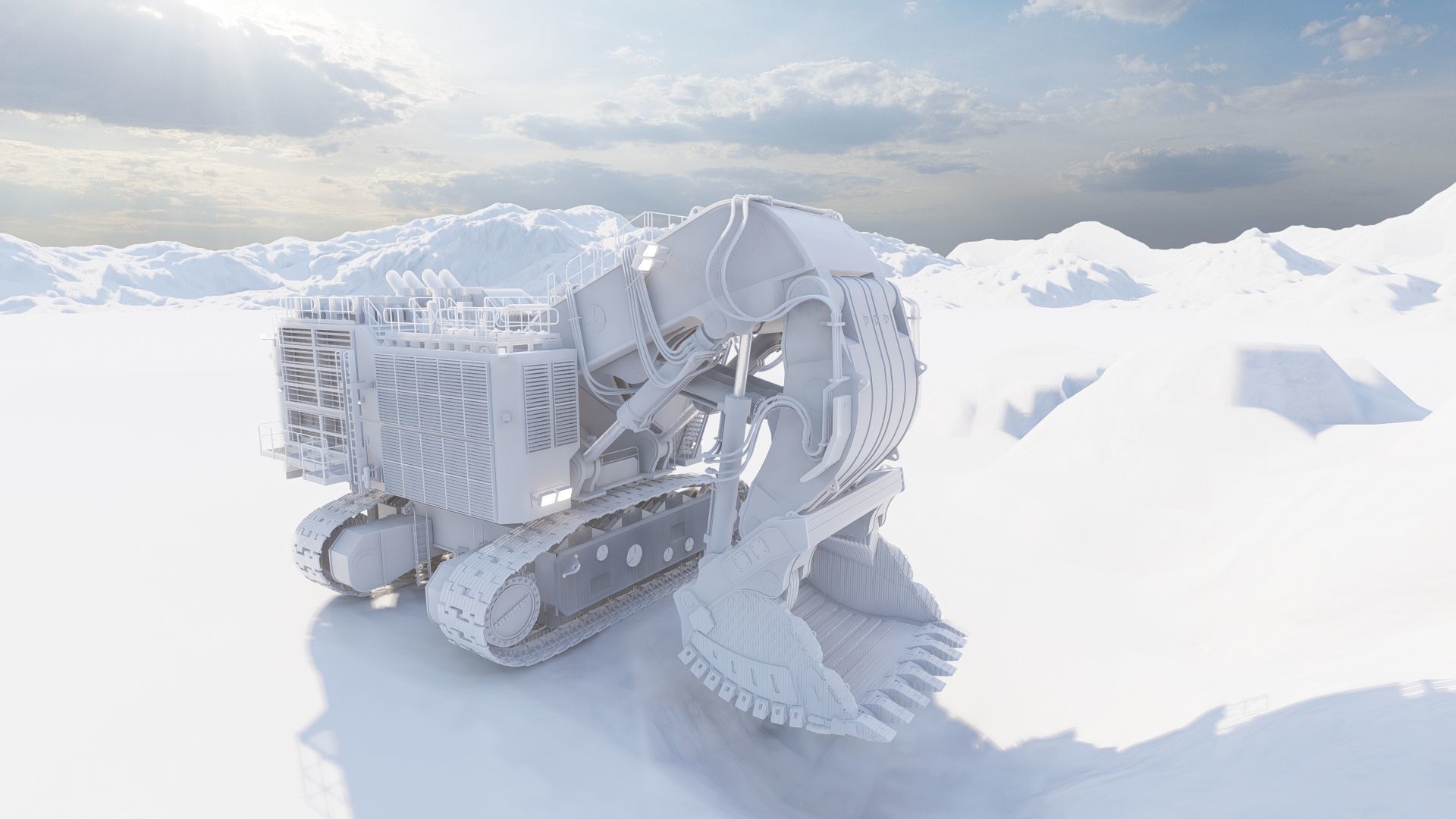 Liebherr R9200 3D model_41