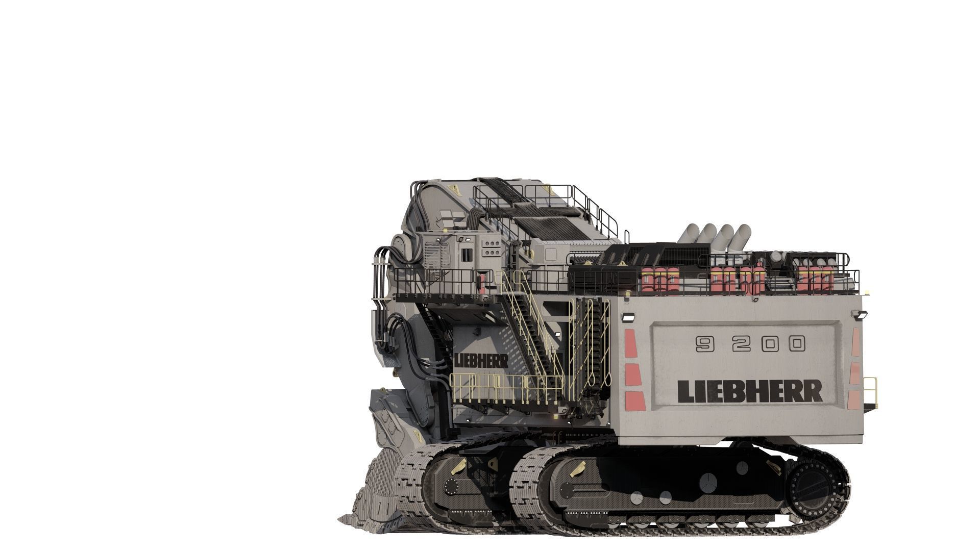 Liebherr R9200 3D model_10