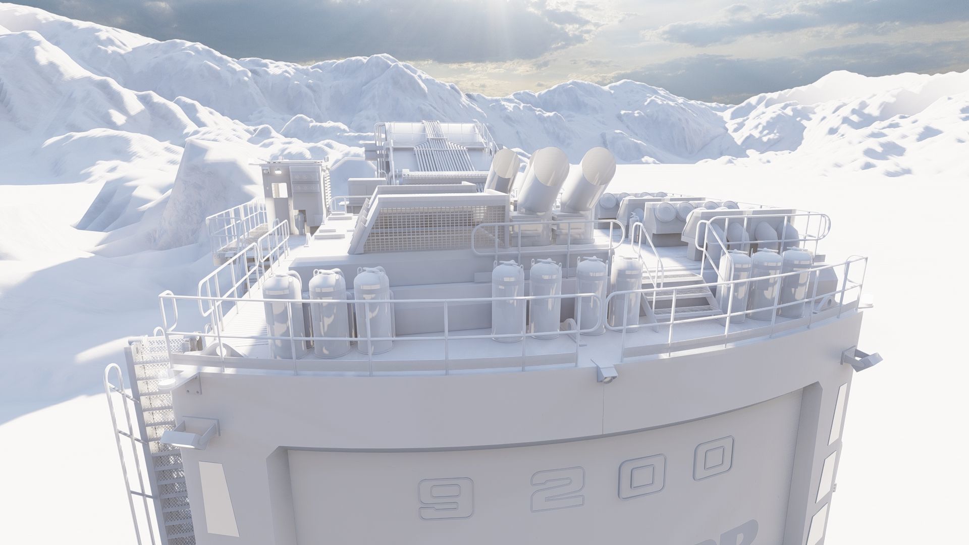 Liebherr R9200 3D model_46