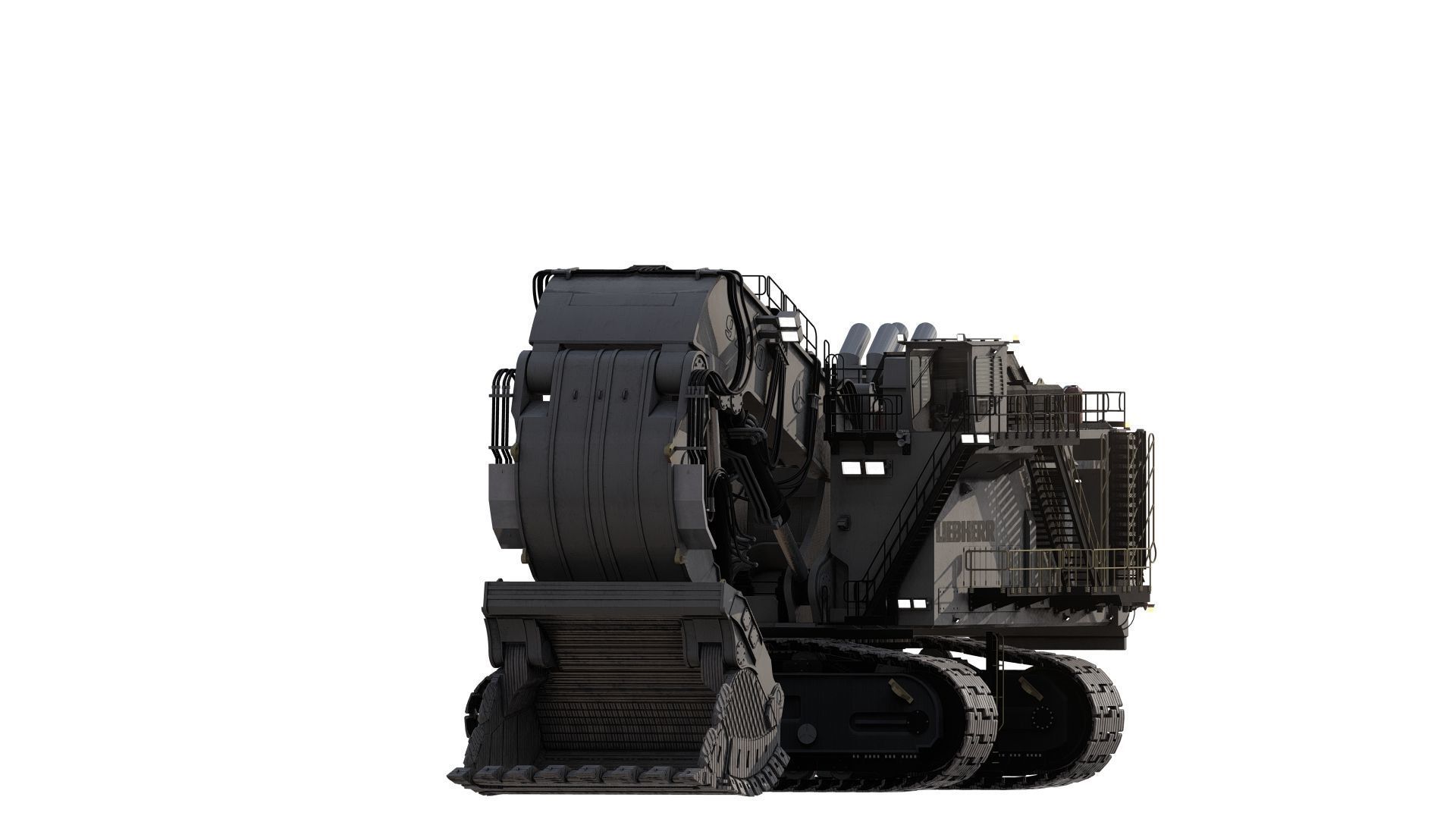 Liebherr R9200 3D model_22