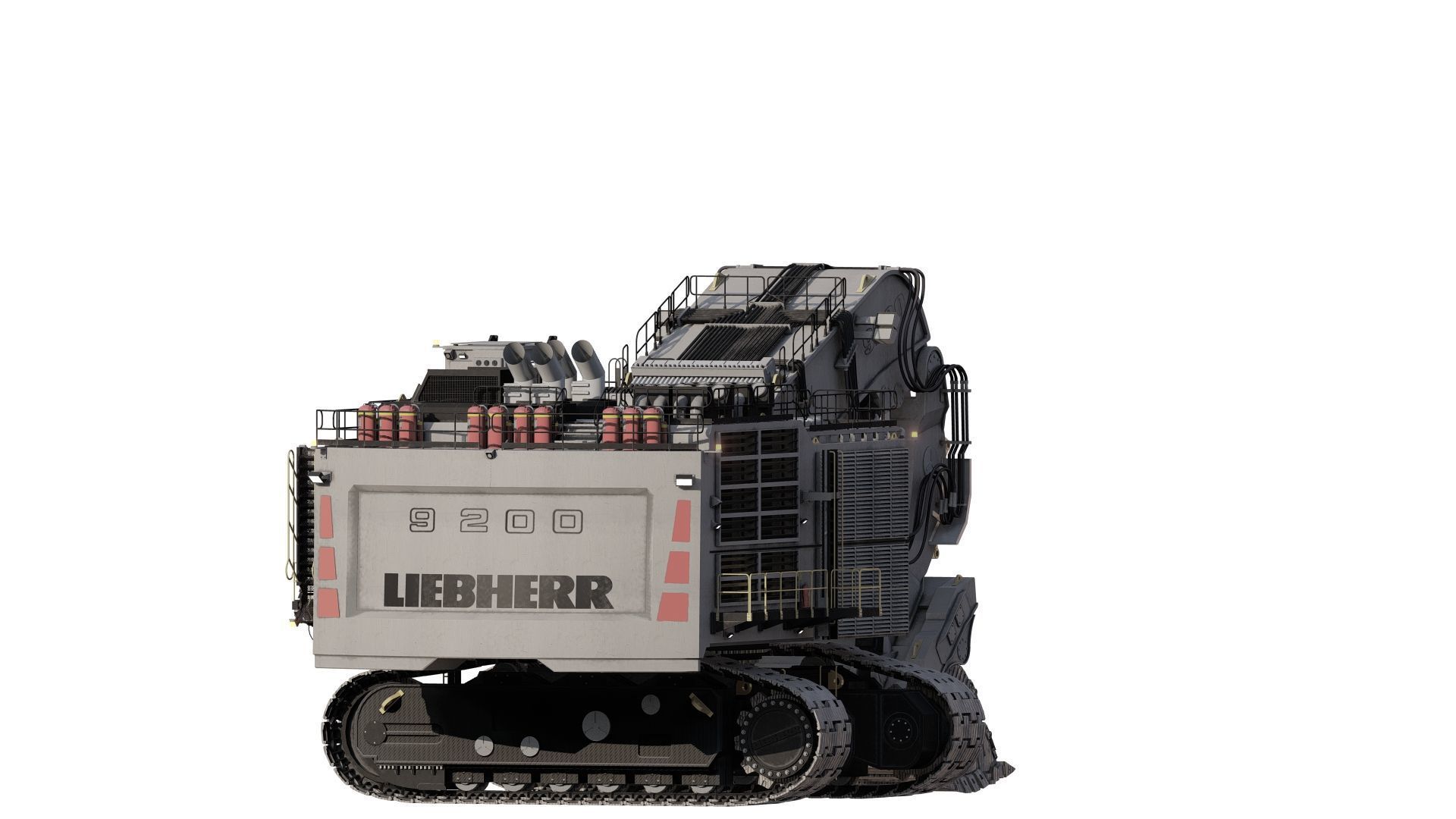 Liebherr R9200 3D model_12
