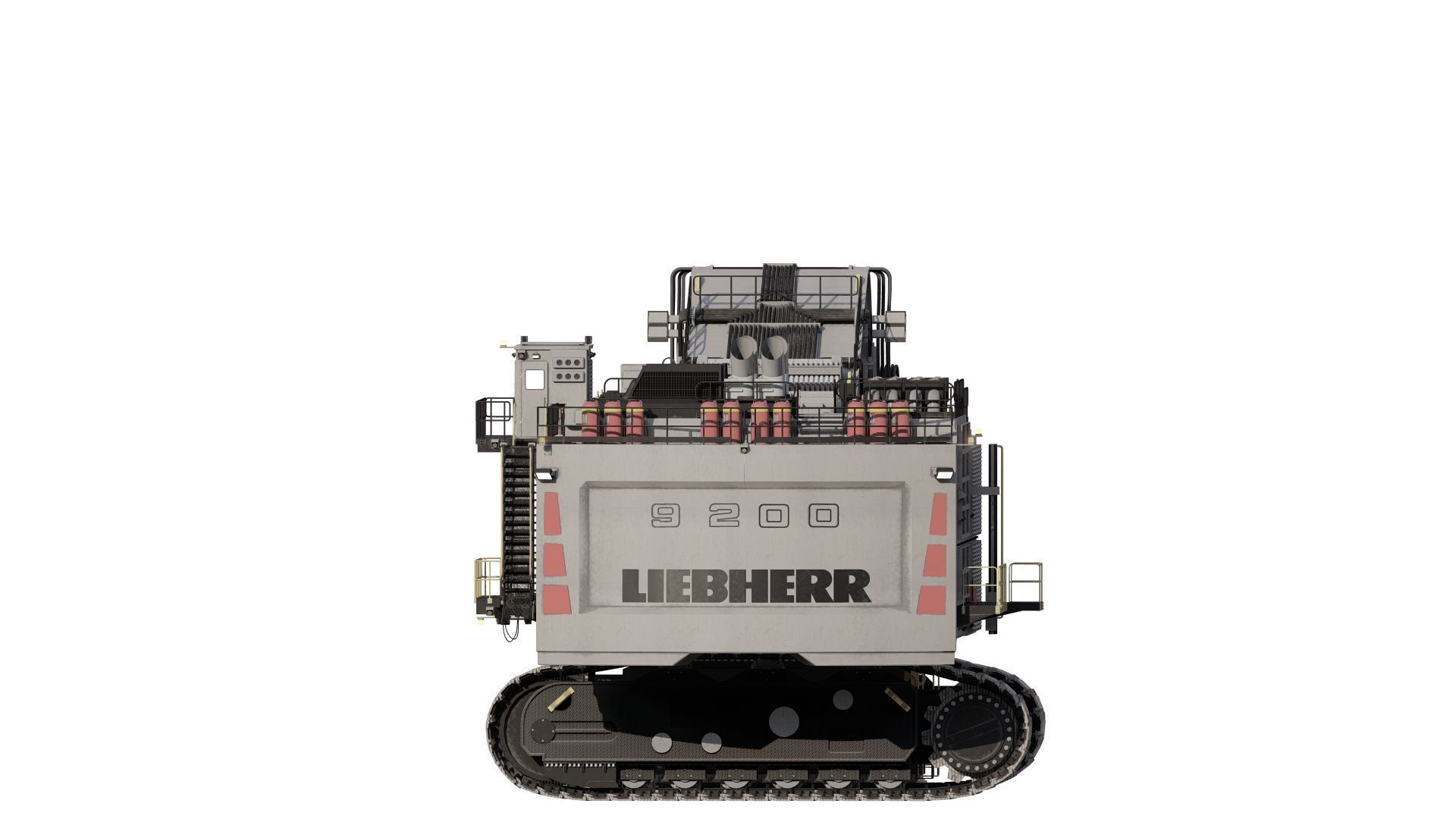 Liebherr R9200 3D model_11