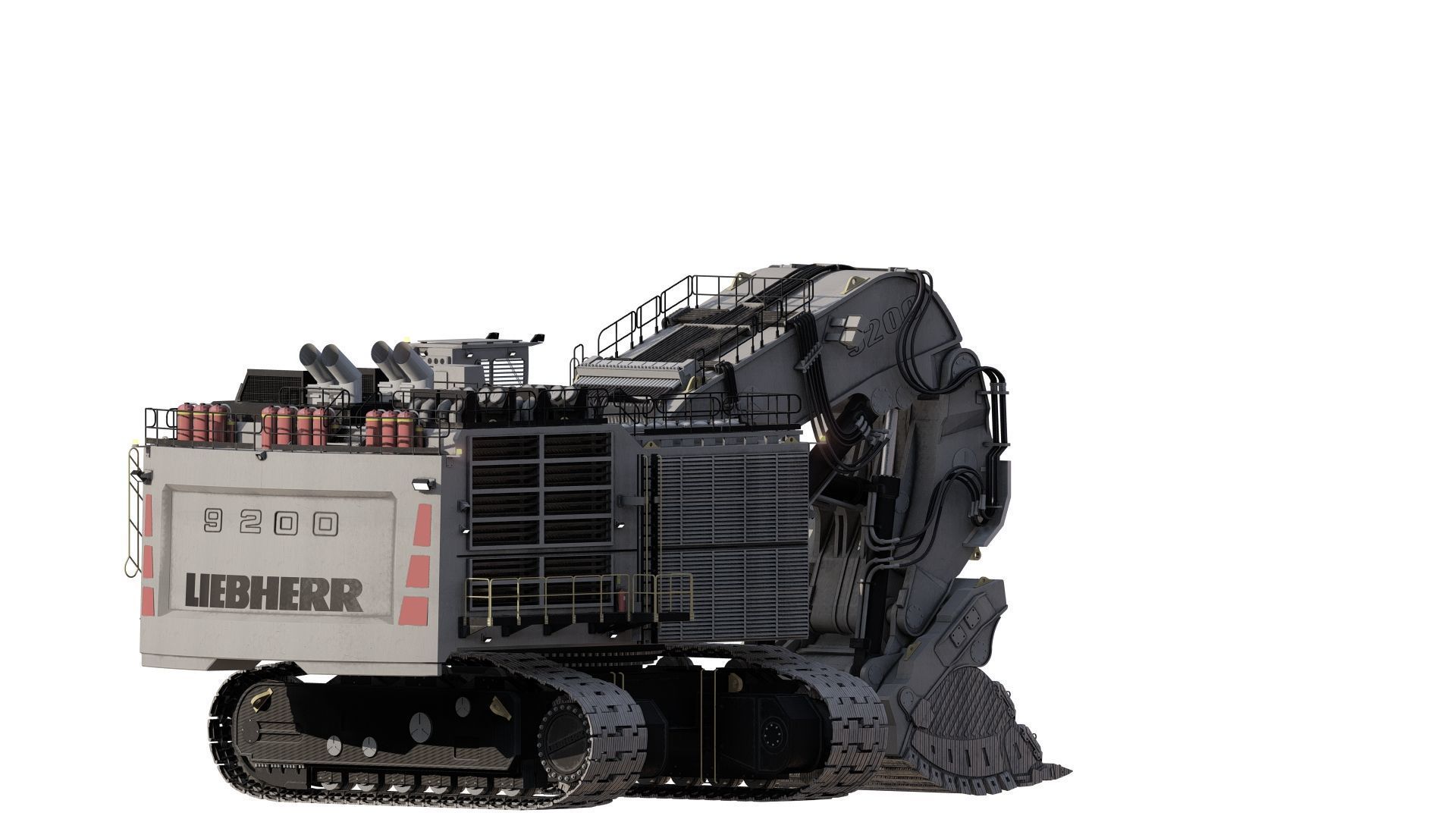 Liebherr R9200 3D model_13