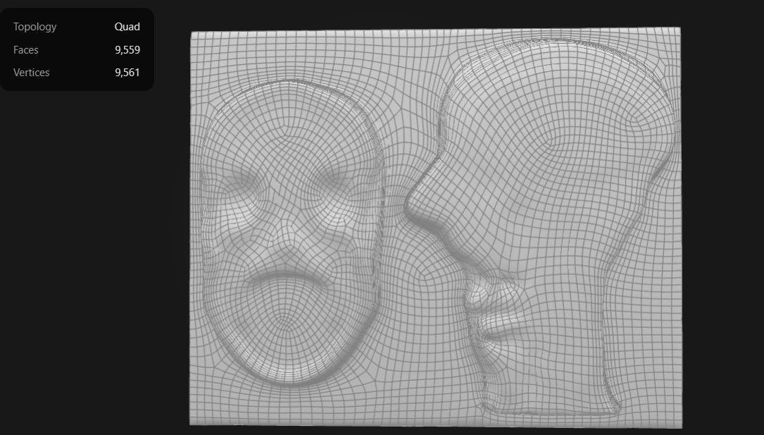3D Model of Median and Frontal Section Of The Human Head Anatomy 3D print model_2