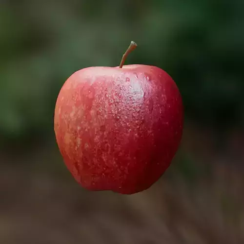 Apple realistic 3d model 