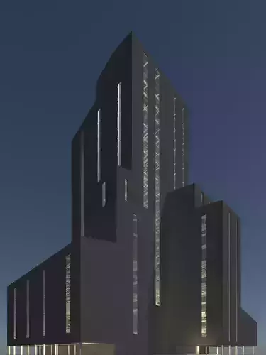 Industrial factory tower 25i01