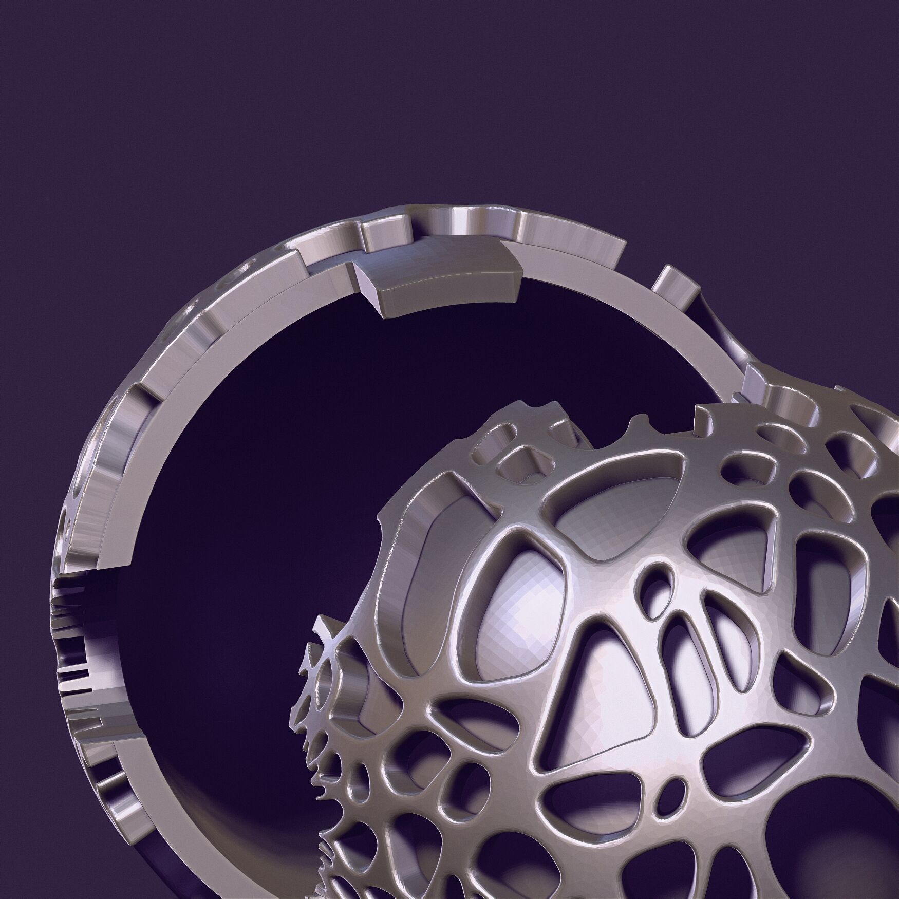 Muslim rosary Tasbih beads for casting in silver 3D print model_9