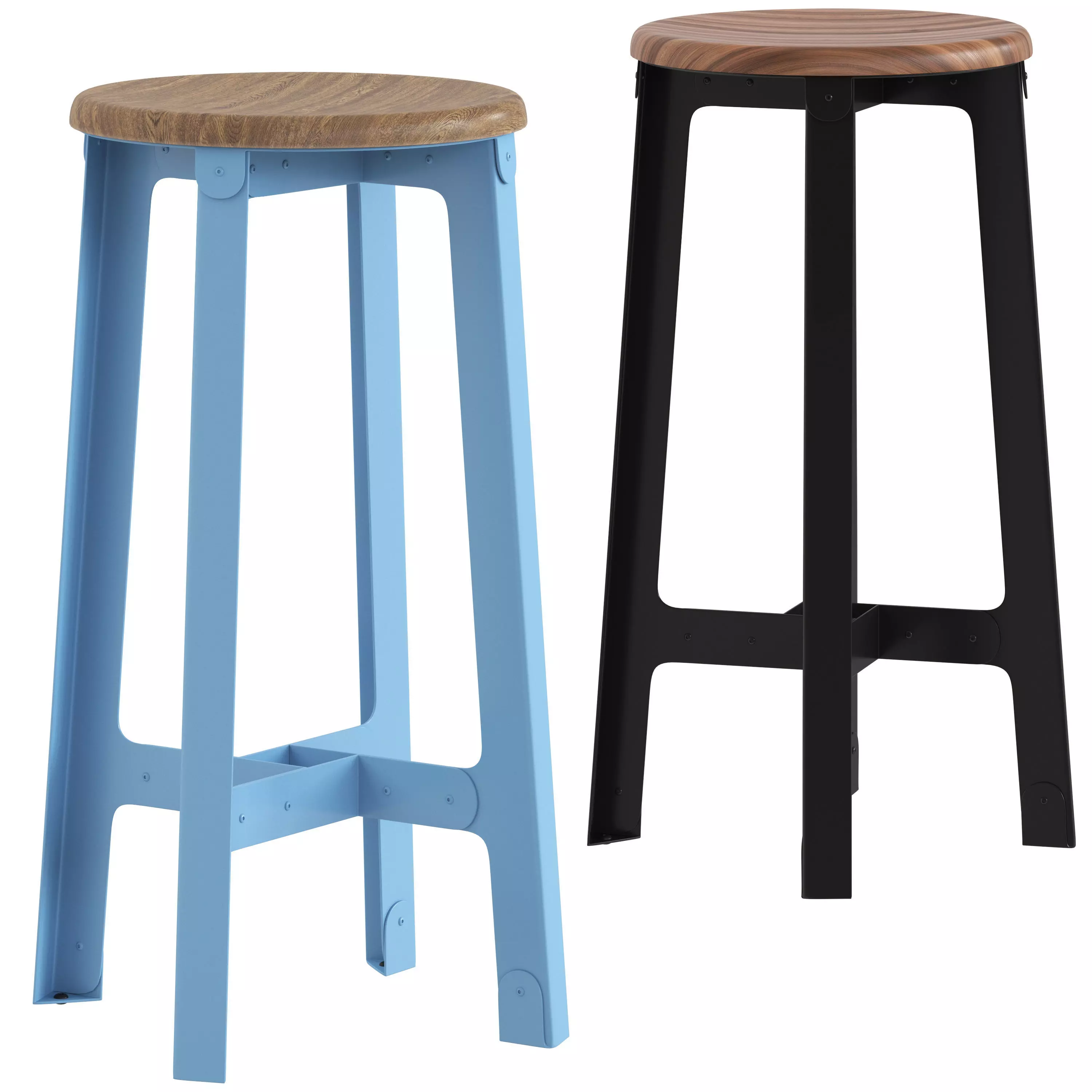 Herman Miller Construct Stool 3D model_0