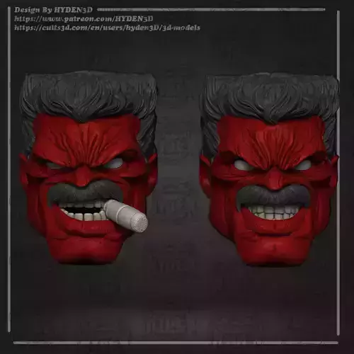 redhulk 3D print model