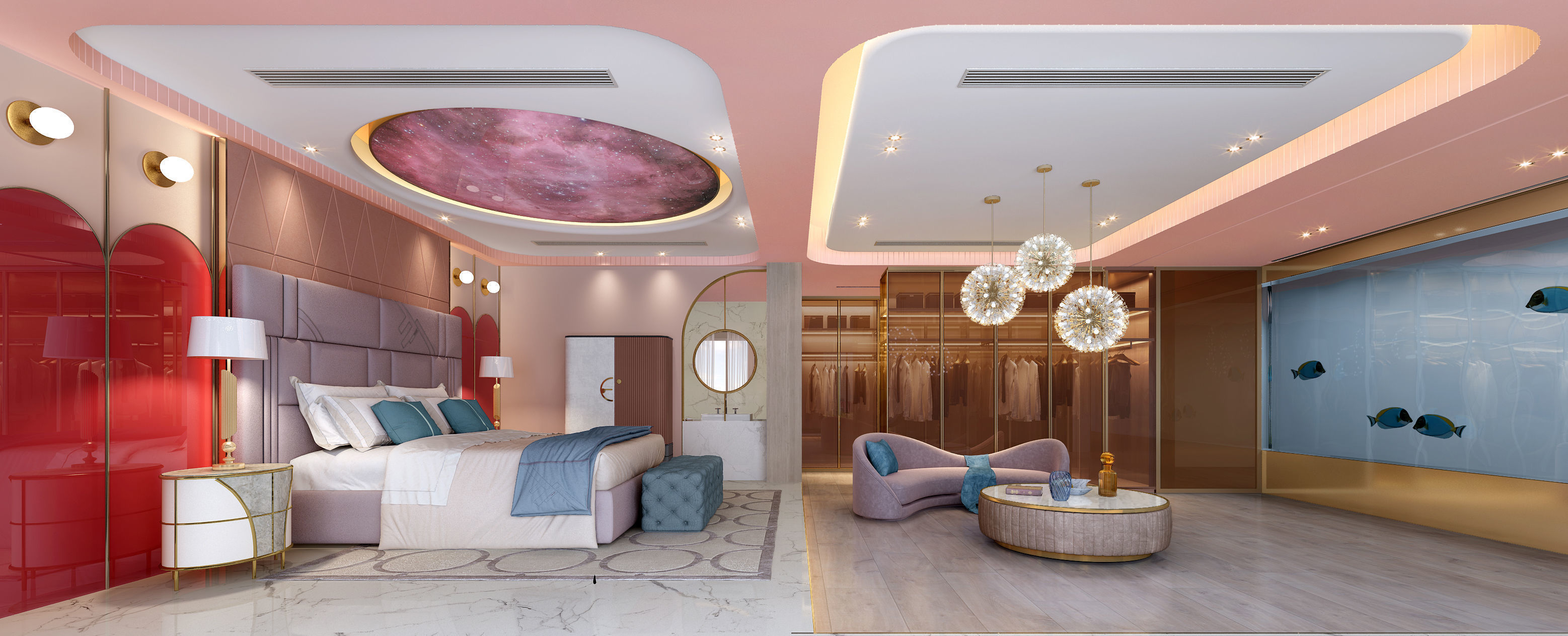 bedroom interior 3D model_1