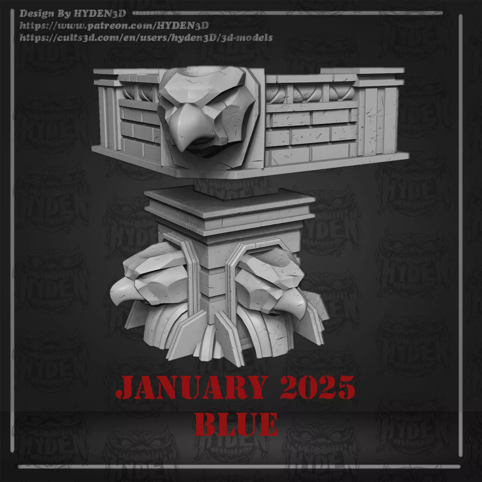 Standing Base 3D print model_0