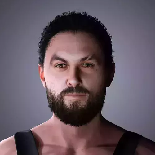 Jason Momoa Character 3D Model
