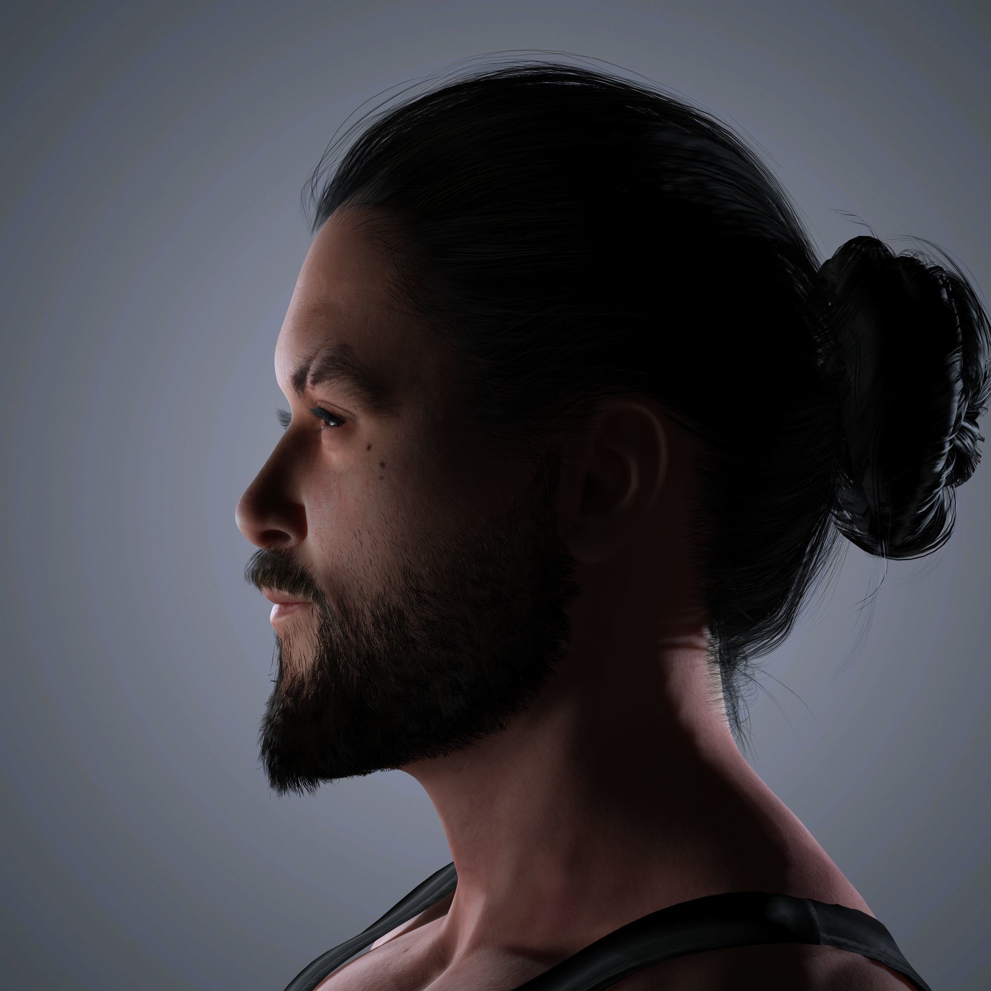 Jason Momoa Character 3D Model Low-poly 3D model_4