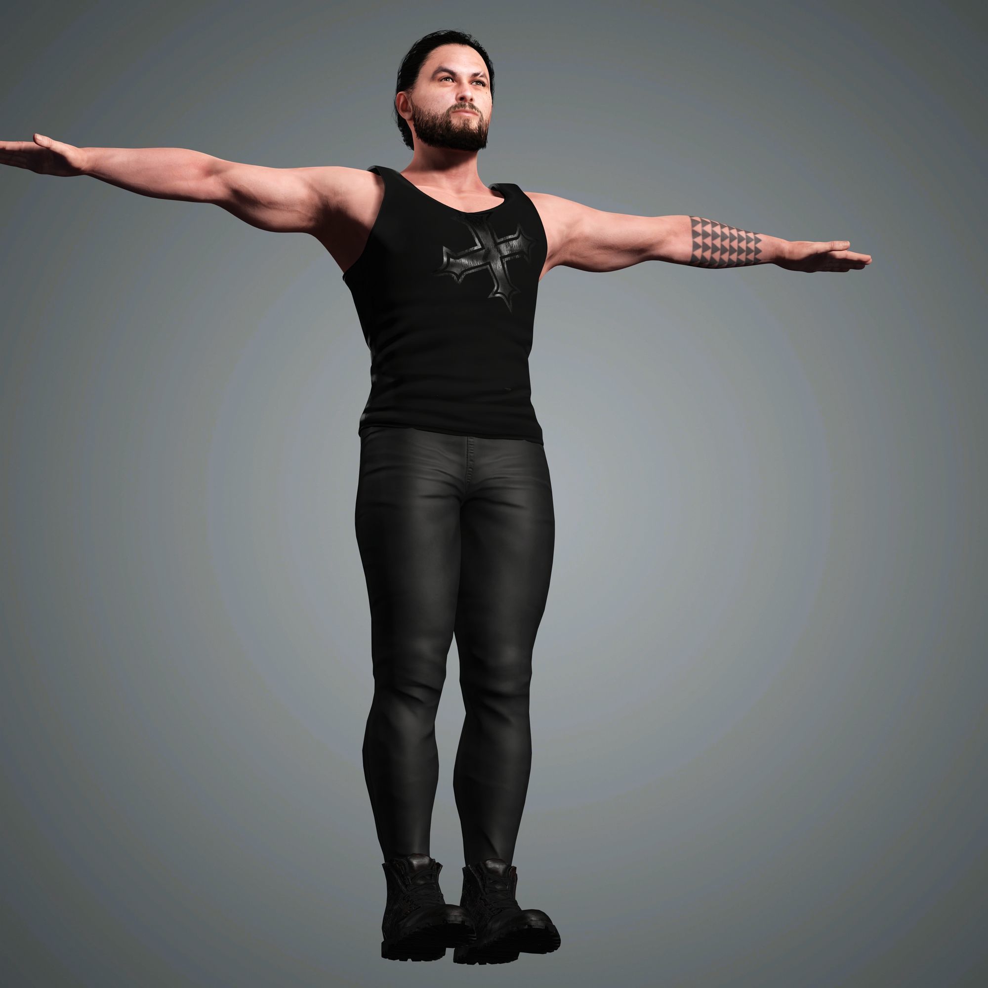 Jason Momoa Character 3D Model Low-poly 3D model_17
