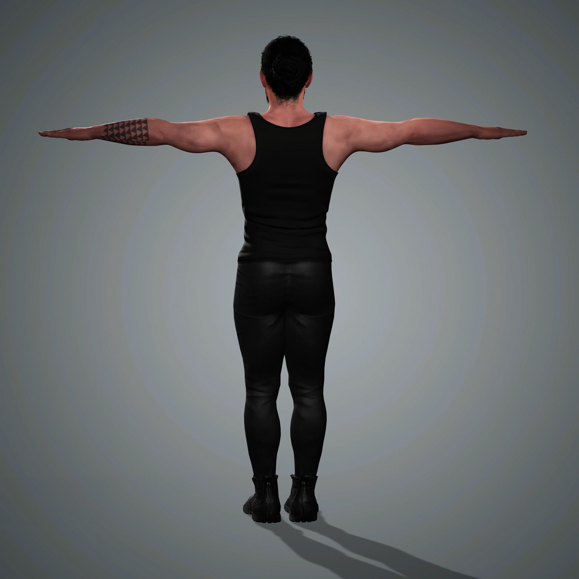 Jason Momoa Character 3D Model Low-poly 3D model_14