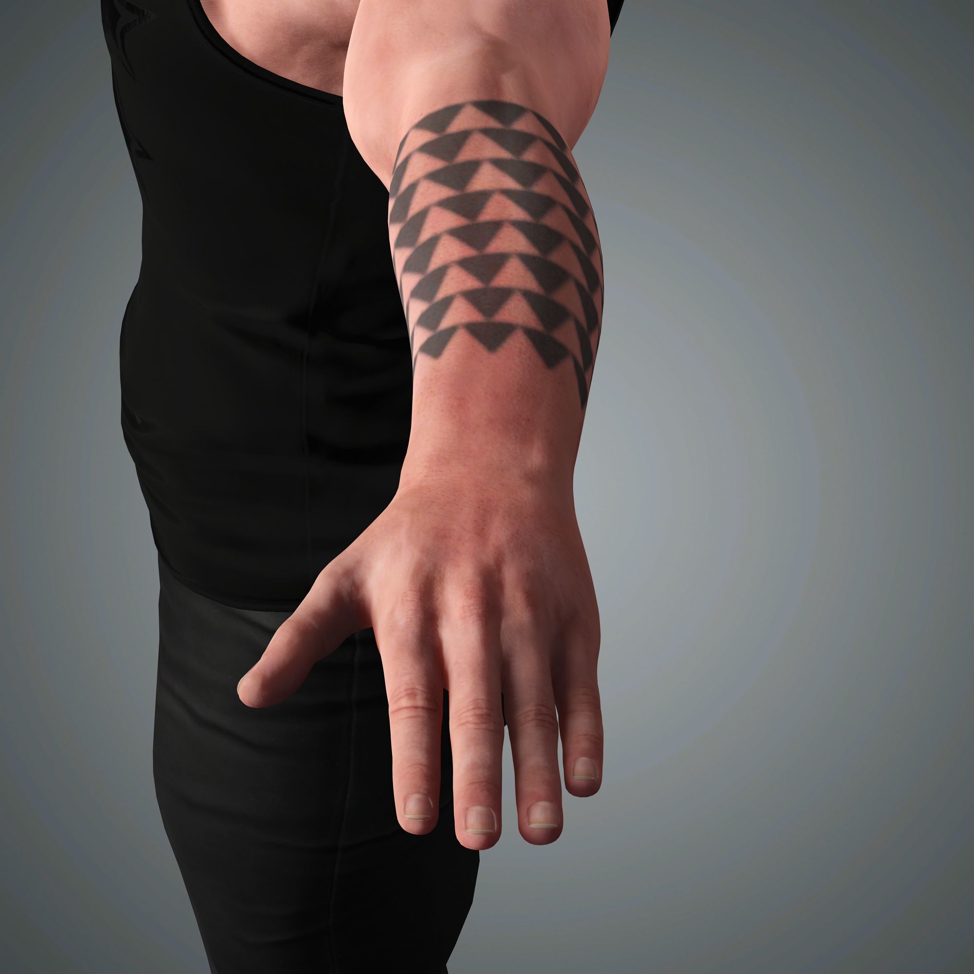 Jason Momoa Character 3D Model Low-poly 3D model_13