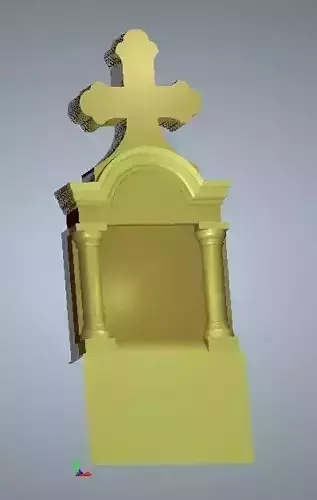 funeral monuments with column