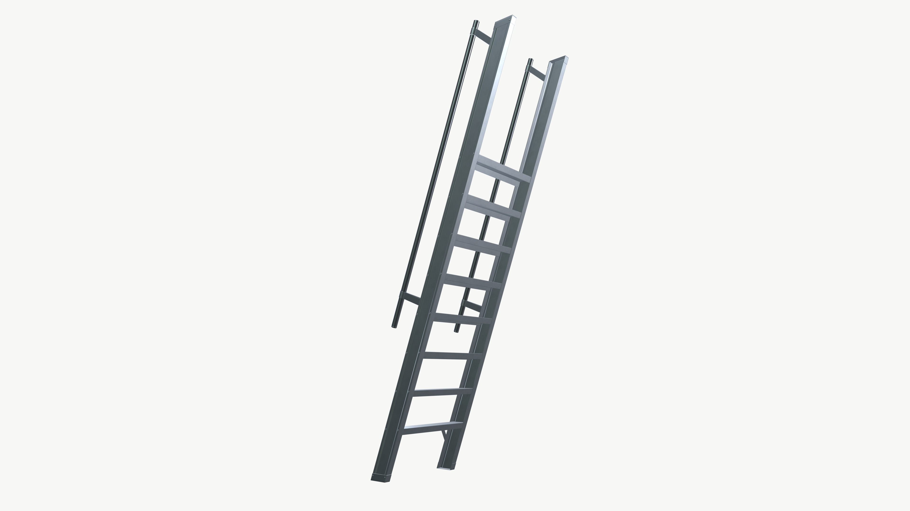 Ladder Low-poly 3D model_3