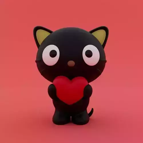 Valentines Special - Chococat 3D print model