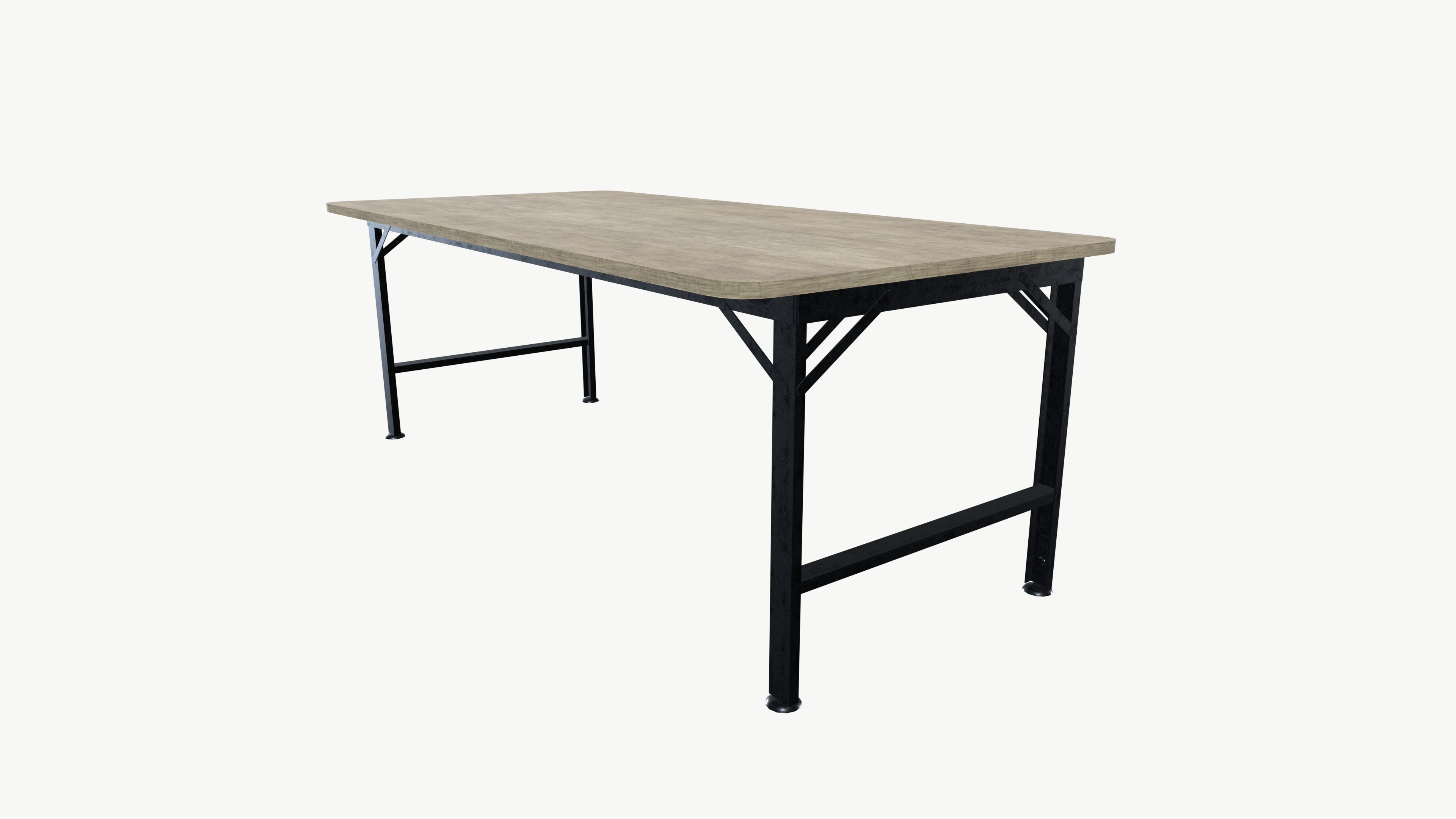 Table Low-poly 3D model_3