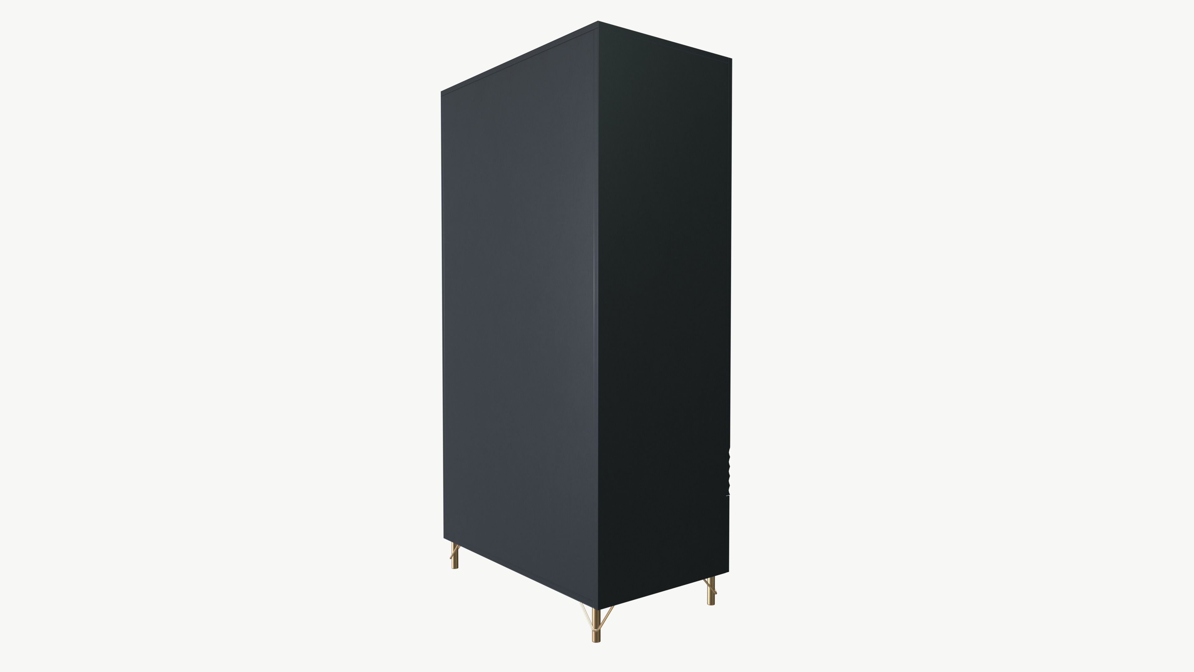 Wardrobe Low-poly 3D model_6