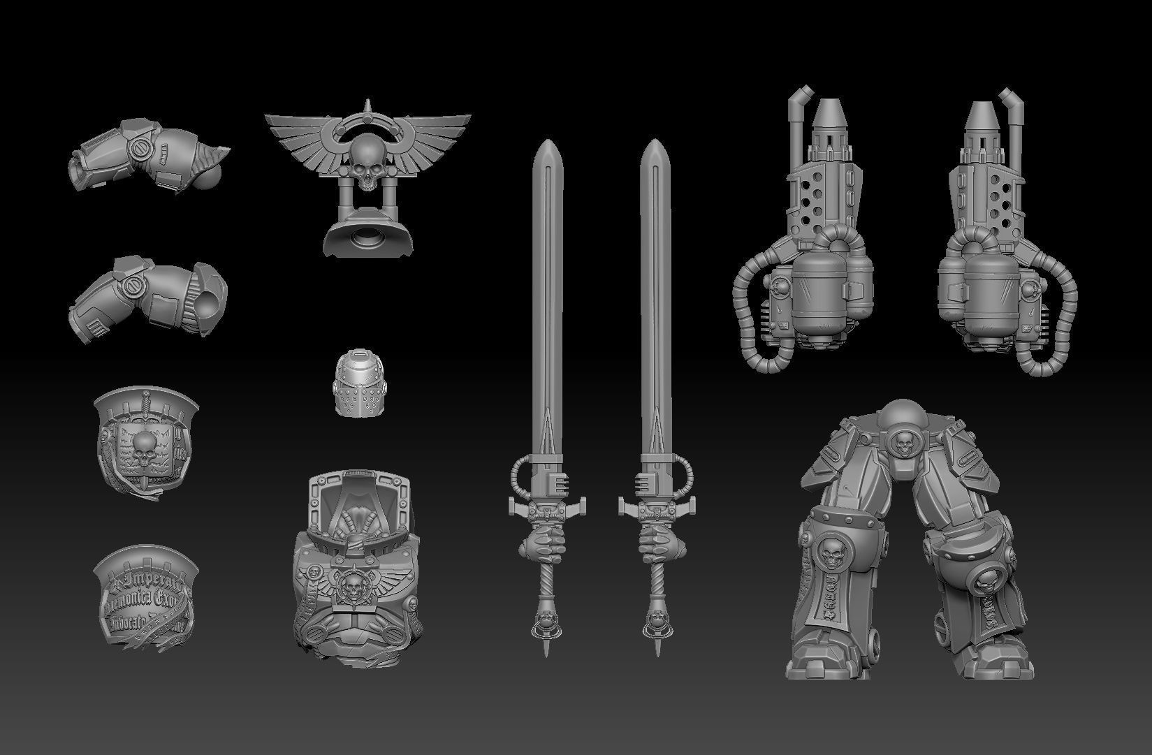 STEEL CRUSADER TERMINATOR 9 3D print model_12