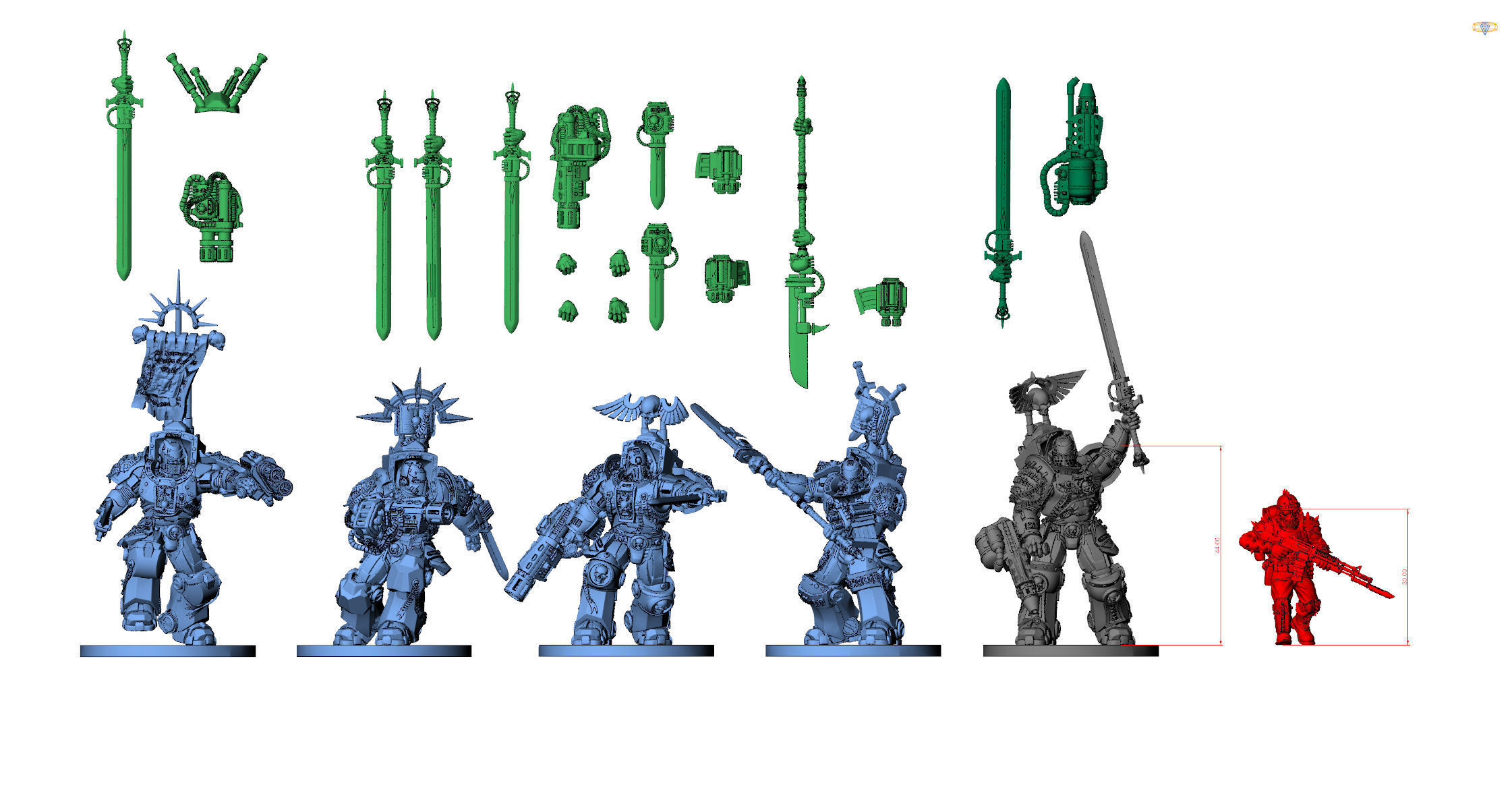 STEEL CRUSADER TERMINATOR 9 3D print model_14