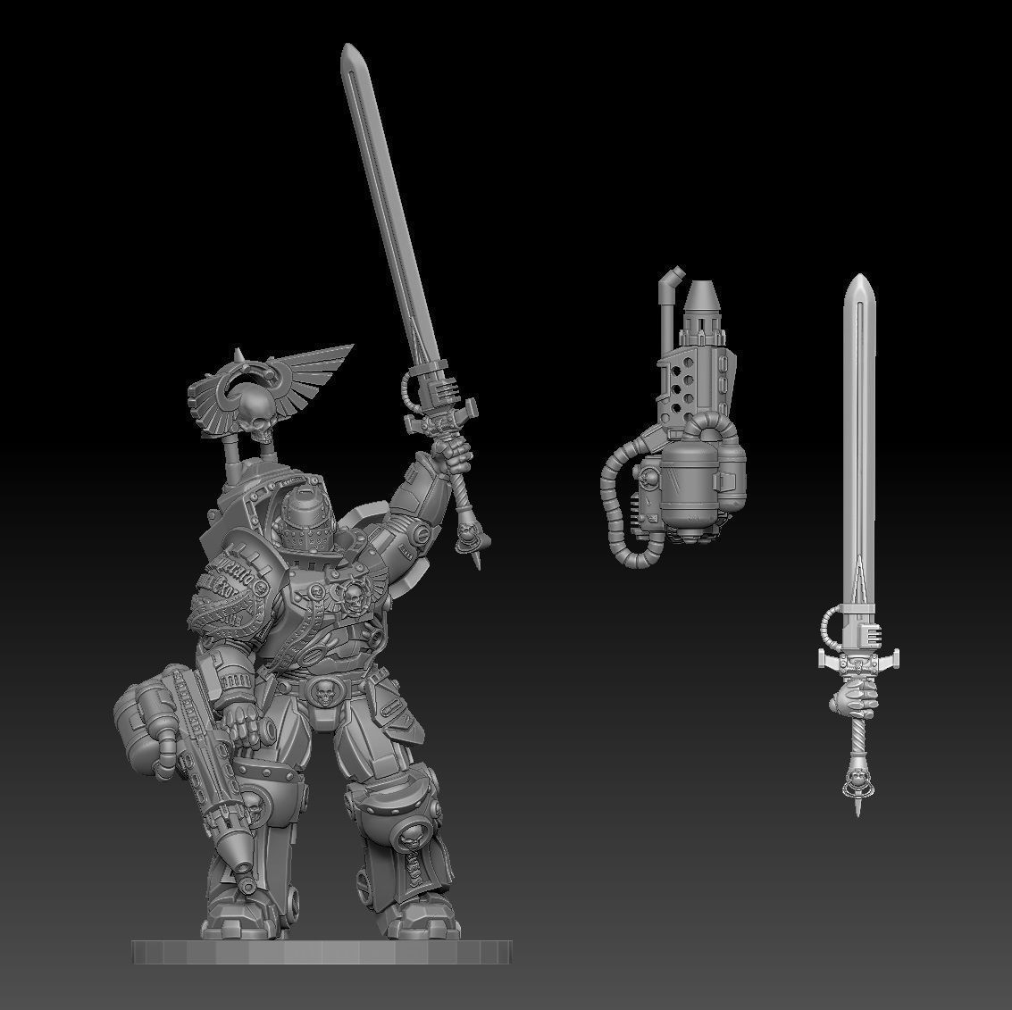 STEEL CRUSADER TERMINATOR 9 3D print model_13