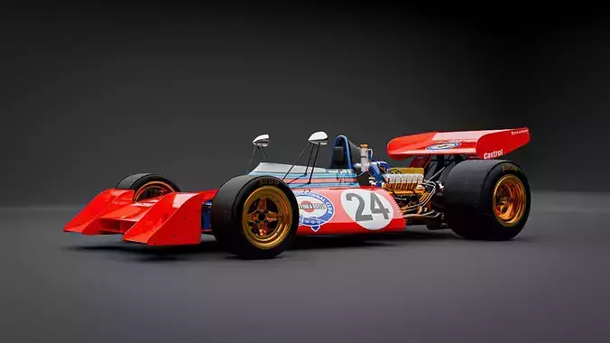 1972 Techno PA 123 Version 3 F1 3D model