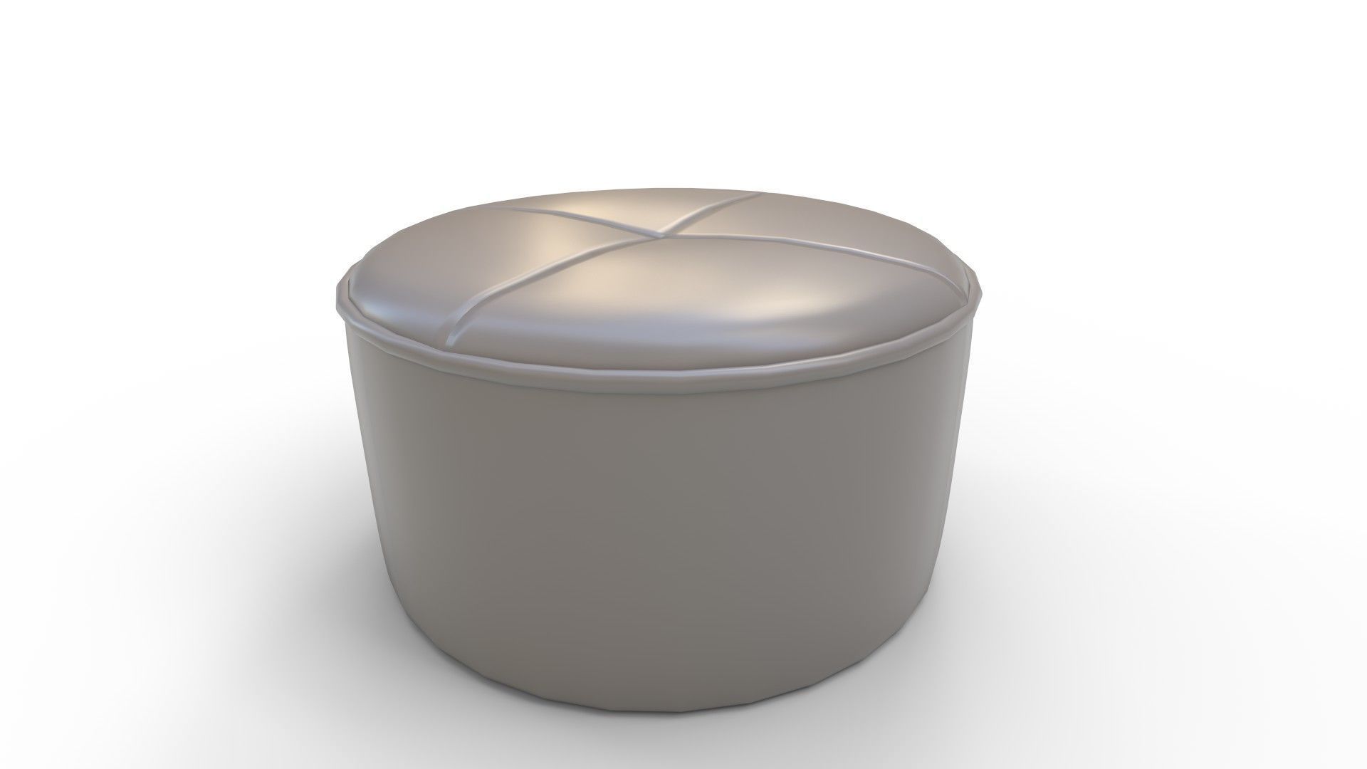 Duvet Storage Ottoman 3D model_7