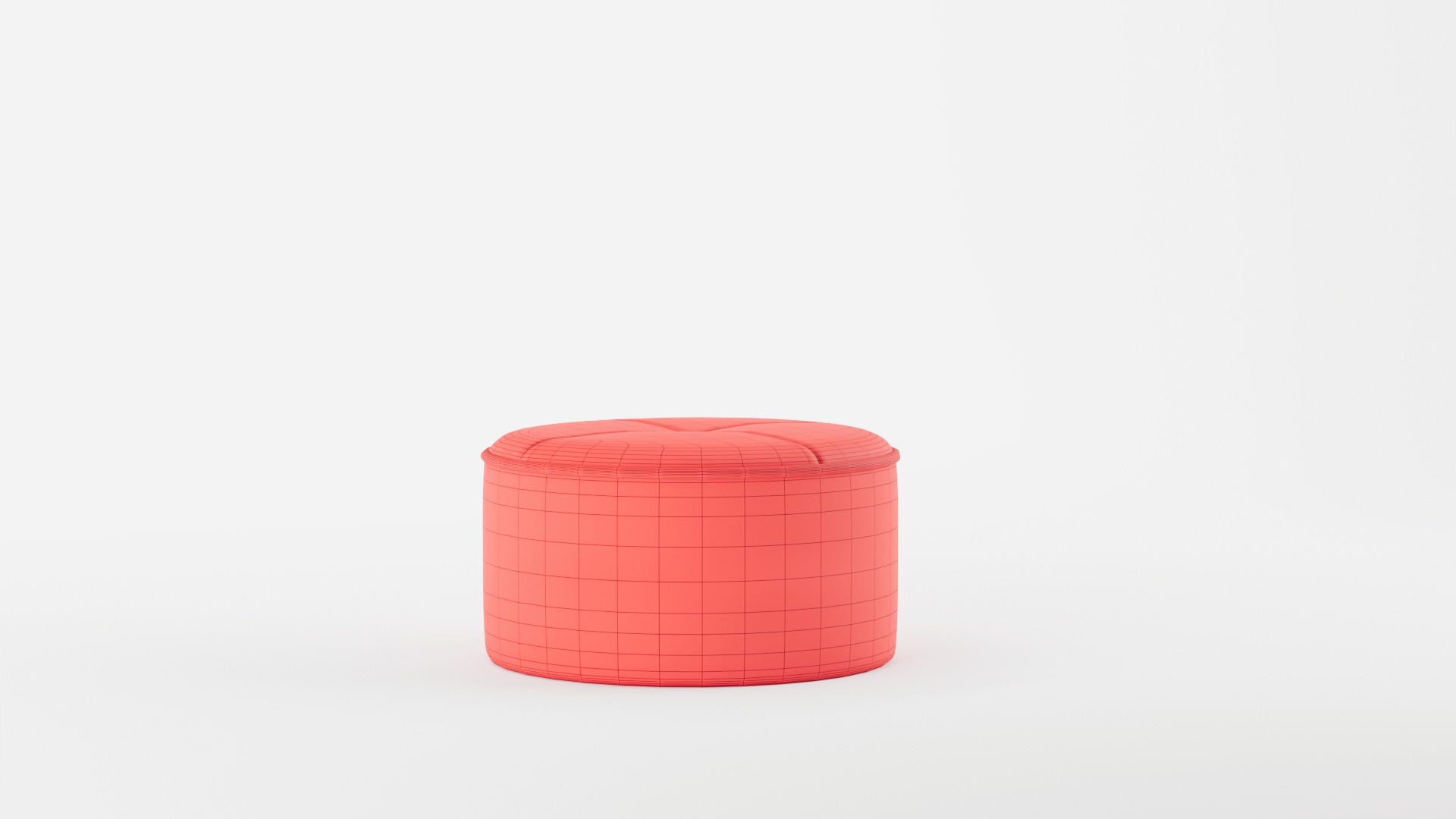 Duvet Storage Ottoman 3D model_9
