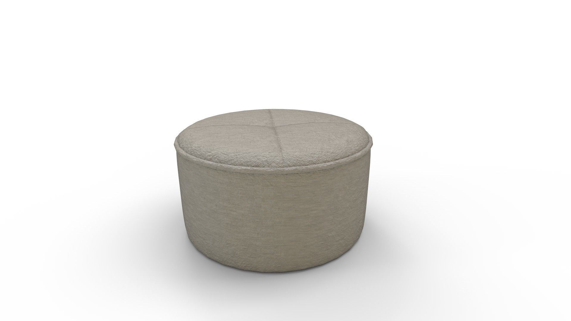 Duvet Storage Ottoman 3D model_1