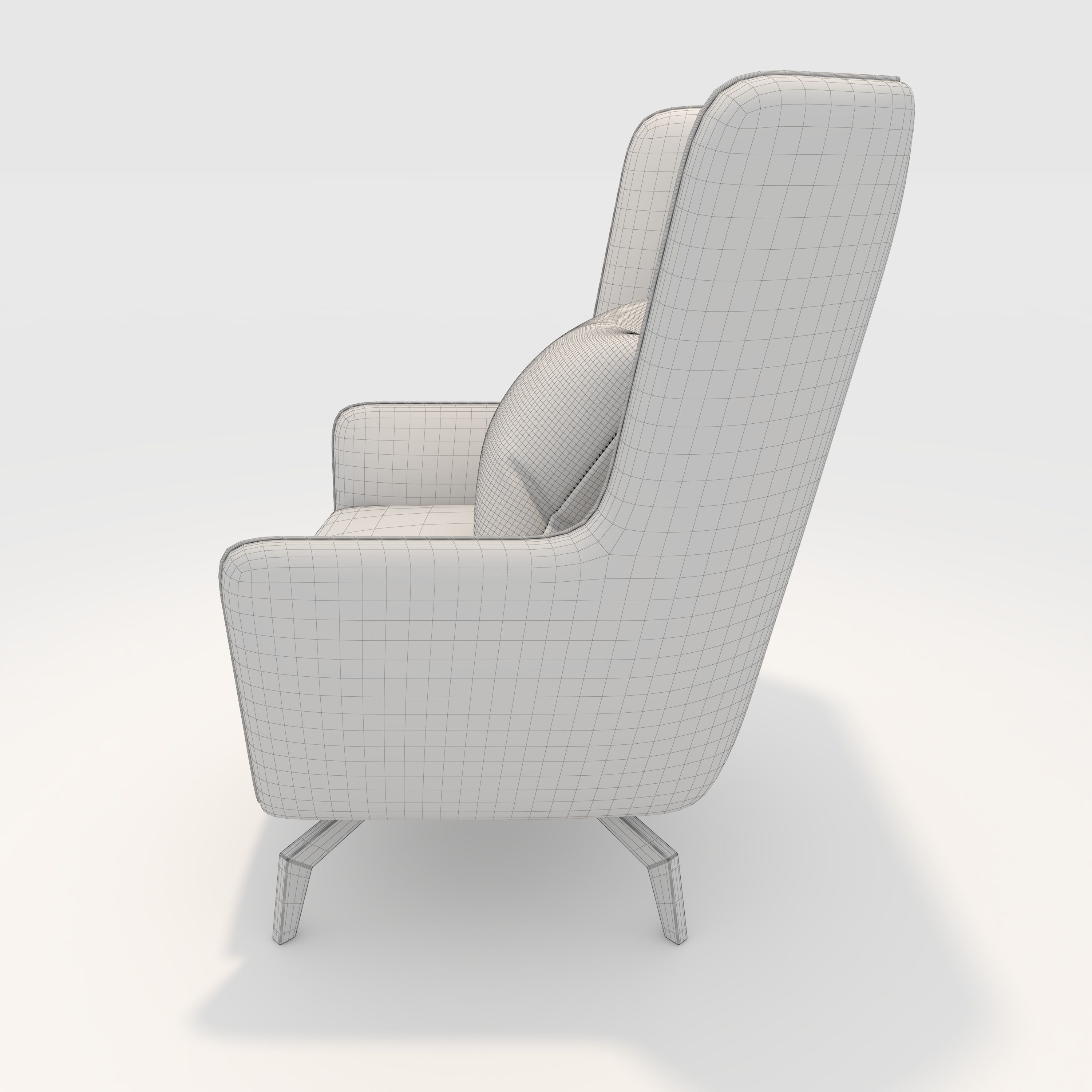 Armchair 43 3D model_5