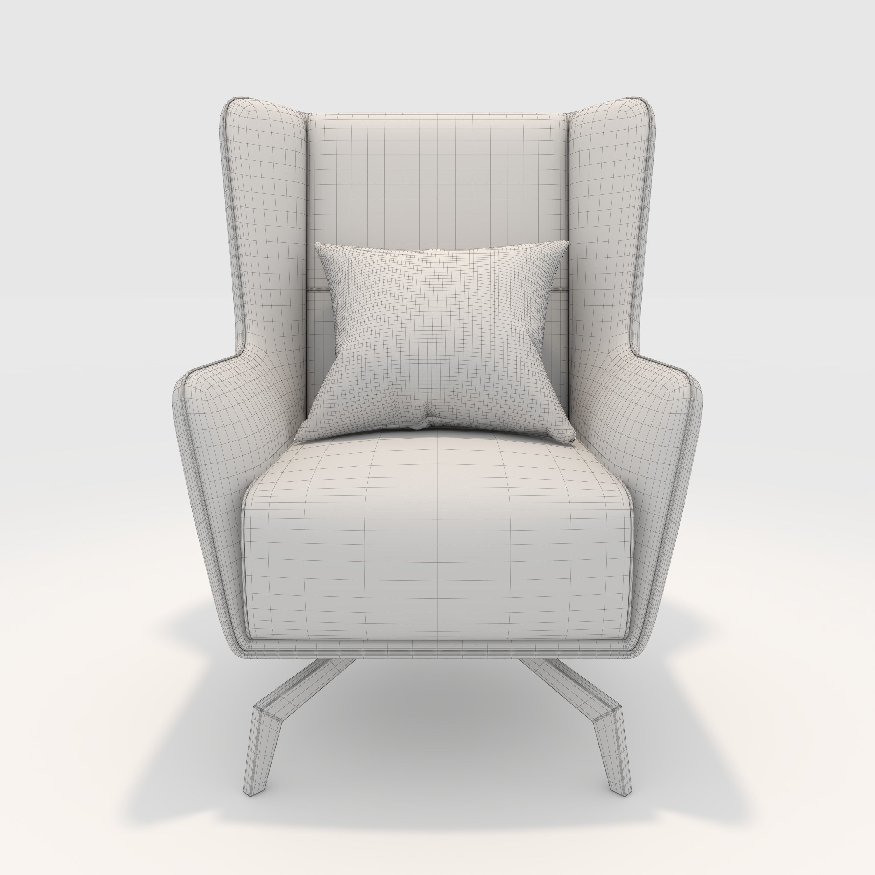 Armchair 43 3D model_11